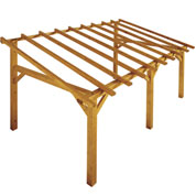 Pergola Bois Adosse 5 x 3 m SHERWOOD - Burger